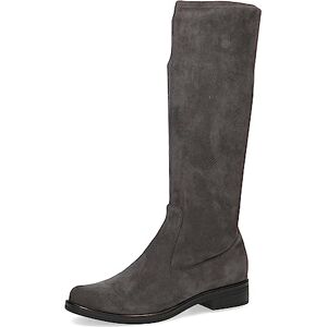 CAPRICE Damen Hohe Stiefel ohne Absatz Kniehoch Vegan, Grau (Dk Grey Str.), 40.5 EU CAPRICE Damen Hohe Stiefel ohne Absatz Kniehoch Vegan, Grau (Dk Grey Str.), 40.5 EU
