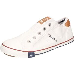 MUSTANG Damen Slipper Halbschuhe Bequeme Sneaker 1099-409, Größe:37 EU, Farbe:Weiß MUSTANG Damen Slipper Halbschuhe Bequeme Sneaker 1099-409, Größe:37 EU, Farbe:Weiß