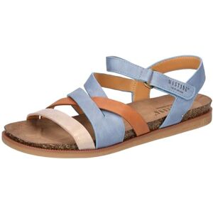 MUSTANG Damen 1518-803 Sandale, blau, 41 EU MUSTANG Damen 1518-803 Sandale, blau, 41 EU