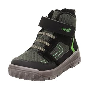 Superfit Jungen MARS leicht gefütterte Gore-Tex Stiefel, SCHWARZ/GRÜN 0010 Superfit Jungen MARS leicht gefütterte Gore-Tex Stiefel, SCHWARZ/GRÜN 0010
