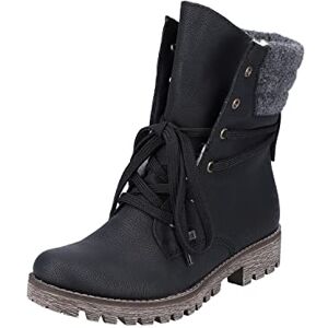 Rieker 78531, Damen Stiefeletten, Schwarz (schwarz/anthrazit 00), 40 EU (6.5 UK) Rieker 78531, Damen Stiefeletten, Schwarz (schwarz/anthrazit 00), 40 EU (6.5 UK)