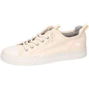 MUSTANG Damen Schnürschuh Stoffschuh mit Gummisohle rutschfest leicht 1376-308, Größe:41 EU, Farbe:Beige MUSTANG Damen Schnürschuh Stoffschuh mit Gummisohle rutschfest leicht 1376-308, Größe:41 EU, Farbe:Beige