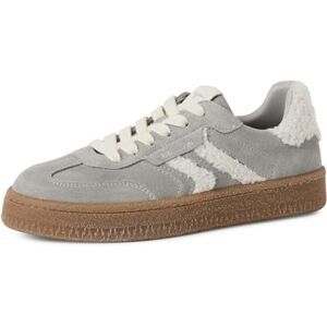 Tamaris Damen Schnürer Leder grau 40 Tamaris Damen Schnürer Leder grau 40
