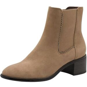 MARCO TOZZI Damen 2-25345-45 Chelsea-Stiefel, Beige, 37 EU MARCO TOZZI Damen 2-25345-45 Chelsea-Stiefel, Beige, 37 EU