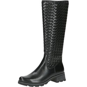 CAPRICE Damen Hohe Stiefel mit Absatz Kniehoch mit Reißverschluss, Schwarz (Black Nappa), 40.5 EU CAPRICE Damen Hohe Stiefel mit Absatz Kniehoch mit Reißverschluss, Schwarz (Black Nappa), 40.5 EU
