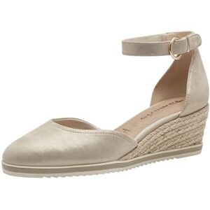 Tamaris Damen Pumps mit Keilabsatz Leder, beige, 37 EU Tamaris Damen Pumps mit Keilabsatz Leder, beige, 37 EU