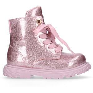 Tommy Hilfiger Lace-up Biker-Stiefel mit glänzendem Lack-Finish für Mädchen, Keta, Pink, 34 Tommy Hilfiger Lace-up Biker-Stiefel mit glänzendem Lack-Finish für Mädchen, Keta, Pink, 34