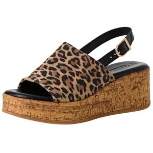 Tamaris Damen Sandalette mit Keilabsatz, braun, 37 EU Tamaris Damen Sandalette mit Keilabsatz, braun, 37 EU