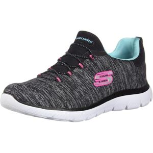 Skechers Damen Summits Quick Getaway Turnschuhe, Black Light Blue, 38.5 EU Weit Skechers Damen Summits Quick Getaway Turnschuhe, Black Light Blue, 38.5 EU Weit