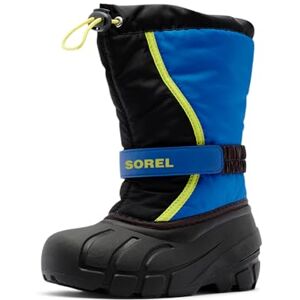 Sorel Youth Unisex Little Childrens Flurry Boot Stiefel, Black, Super Blue Sorel Youth Unisex Little Childrens Flurry Boot Stiefel, Black, Super Blue