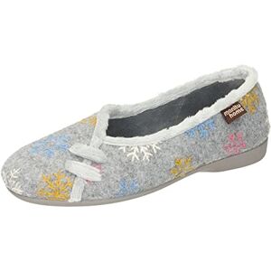 Manitu Damen home Hausschuhe, Hellgrau, 37 EU Manitu Damen home Hausschuhe, Hellgrau, 37 EU