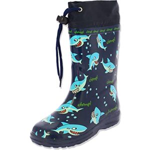 Beck Jungen Sharks Gummistiefel, Blau, 34 EU Beck Jungen Sharks Gummistiefel, Blau, 34 EU