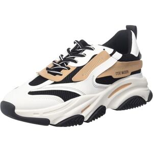 Steve Madden Possession Plateau-Sneaker für Damen, Schwarz/Braun, 36 EU Steve Madden Possession Plateau-Sneaker für Damen, Schwarz/Braun, 36 EU