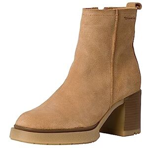 Tamaris Damen Boots mit Absatz Leder Blockabsatz; CAMEL/braun; 41 EU Tamaris Damen Boots mit Absatz Leder Blockabsatz; CAMEL/braun; 41 EU