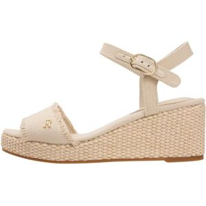 Tommy Hilfiger Damen Mid Woven Wedge Espad Fringe Fw0fw09470 Keil-Espadrilles, BEIGE (Classic Beige), 41 EU Tommy Hilfiger Damen Mid Woven Wedge Espad Fringe Fw0fw09470 Keil-Espadrilles, BEIGE (Classic Beige), 41 EU