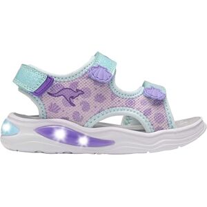 KangaROOS Jungen Unisex Kinder K-SLS Coralia Flache Sandale, Mint/Lavender, 31 EU KangaROOS Jungen Unisex Kinder K-SLS Coralia Flache Sandale, Mint/Lavender, 31 EU