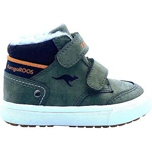 KangaROOS Unisex Kinder K-Hut Sneaker, Olive Flame, 27 EU KangaROOS Unisex Kinder K-Hut Sneaker, Olive Flame, 27 EU