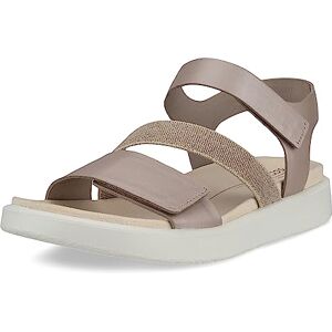 Ecco Damen Gruuv M Taupe Teardrop Sandal, Grey Rose Metallic, 35 EU Ecco Damen Gruuv M Taupe Teardrop Sandal, Grey Rose Metallic, 35 EU