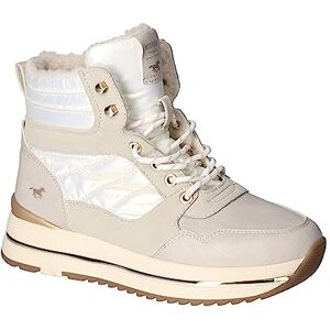 MUSTANG Damen Stiefelette Plateausohle warm gefüttert Schnürboots 1480-602, Größe:40 EU, Farbe:Beige MUSTANG Damen Stiefelette Plateausohle warm gefüttert Schnürboots 1480-602, Größe:40 EU, Farbe:Beige