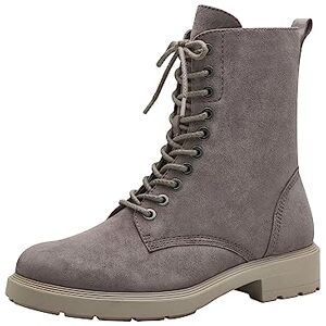 Tamaris Damen Schnürstiefel Leder; STONE/grau; 39 EU Tamaris Damen Schnürstiefel Leder; STONE/grau; 39 EU