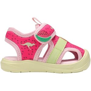 KangaROOS Jungen Unisex Kinder K-Toe Ellis Flache Sandale, Daisy pink/Melon Squash, 28 EU KangaROOS Jungen Unisex Kinder K-Toe Ellis Flache Sandale, Daisy pink/Melon Squash, 28 EU