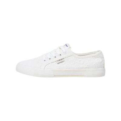 Pepe Jeans London Brady Cute W Damen Regular Fit Ledersneaker, Blauwäsche Pepe Jeans London Brady Cute W Damen Regular Fit Ledersneaker, Blauwäsche