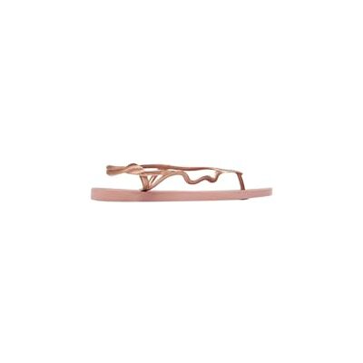 Havaianas – Soleil, stilvolle, langlebige und bequeme T-förmige Sandalen mit Riemenverschluss hinten, Wellenschnallen und profilierter Sohle, Damen Havaianas – Soleil, stilvolle, langlebige und bequeme T-förmige Sandalen mit Riemenverschluss hinten, Wellenschnallen und profilierter Sohle, Damen