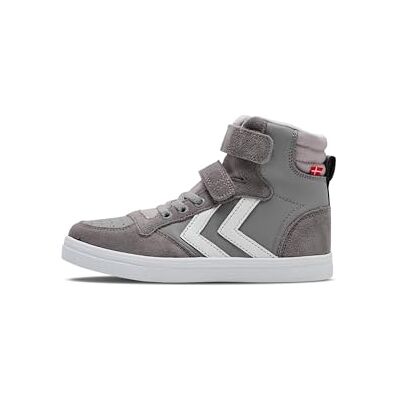 hummel Unisex Kinder Slimmer Stadil High Jr Hohe Sneaker, Alloy 204 494 1100, 28 EU hummel Unisex Kinder Slimmer Stadil High Jr Hohe Sneaker, Alloy 204 494 1100, 28 EU
