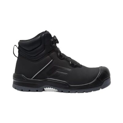 Faze.One Lloyd 8K Rugged Pro S3S Sicherheitsschuhe Herren High-Top Arbeitsstiefel mit Composite-Zehenschutz Freelock Schnellverschluss Metallfreier Durchtrittschutz PU/Microfaser Schwarz Faze.One Lloyd 8K Rugged Pro S3S Sicherheitsschuhe Herren High-Top Arbeitsstiefel mit Composite-Zehenschutz Freelock Schnellverschluss Metallfreier Durchtrittschutz PU/Microfaser Schwarz