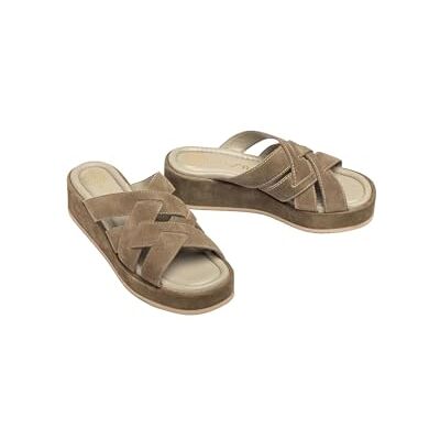 Unisa Damen-Sandalen mit quadratischer Spitze, Wildleder, Blockabsatz, 4,5 cm, Plattform, 3 cm, gepolstert Unisa Damen-Sandalen mit quadratischer Spitze, Wildleder, Blockabsatz, 4,5 cm, Plattform, 3 cm, gepolstert
