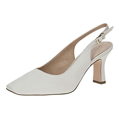 CAPRICE Leder Pumps Sling Weiß 29609 CAPRICE Leder Pumps Sling Weiß 29609