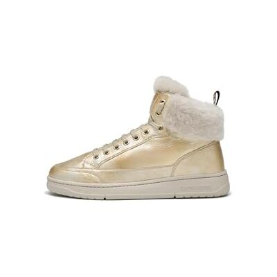 Candice Cooper Damen Segel Mid Fur Sneaker, Gold, 40 EU Candice Cooper Damen Segel Mid Fur Sneaker, Gold, 40 EU