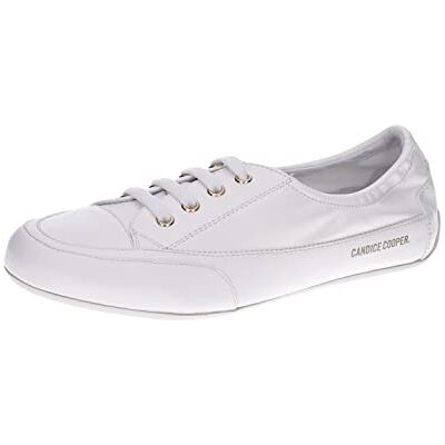 Candice Cooper Rock 4-Sneakers aus Leder und gepufftem Leder, Weiß Ecru, 34 EU Candice Cooper Rock 4-Sneakers aus Leder und gepufftem Leder, Weiß Ecru, 34 EU