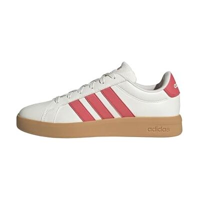 Adidas Damen Grand Court Base 3.0 Shoes, core White/Pure Turbo/Gum 3, 42 EU Adidas Damen Grand Court Base 3.0 Shoes, core White/Pure Turbo/Gum 3, 42 EU