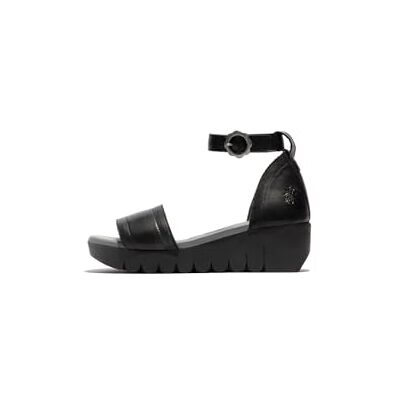 FLY London VOIK386FLY, Sandal Women's Fashion Shoes, BLACK, 38 FLY London VOIK386FLY, Sandal Women's Fashion Shoes, BLACK, 38