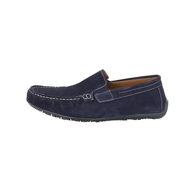 boundry Herren Veloursleder Mokassins, Marine, 43 EU boundry Herren Veloursleder Mokassins, Marine, 43 EU