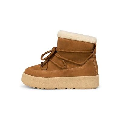 Marc O' Polo Marc OߴPolo Damen Stiefel aus Veloursleder zum Schnüren, Braun (Cognac), 37 Marc O' Polo Marc OߴPolo Damen Stiefel aus Veloursleder zum Schnüren, Braun (Cognac), 37
