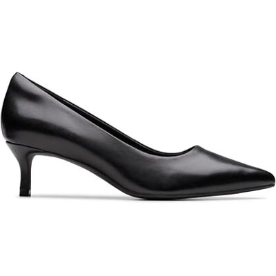 Clarks Originals Unisex Zarey Court Shoe, Black Leather, 39 EU Clarks Originals Unisex Zarey Court Shoe, Black Leather, 39 EU