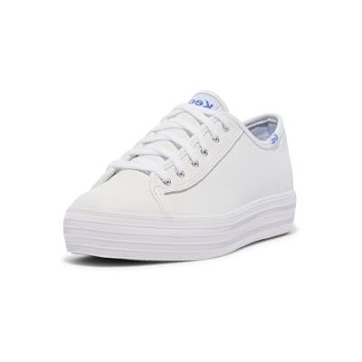 Keds Damen TPL Kick Core Can Sneaker, Weiß (White), 40.5 EU Keds Damen TPL Kick Core Can Sneaker, Weiß (White), 40.5 EU