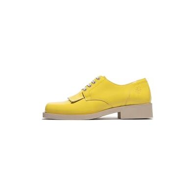 FLY London Damen RULP211FLY Derby, Lemon, 42 EU FLY London Damen RULP211FLY Derby, Lemon, 42 EU