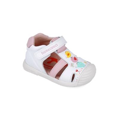 Biomecanics Jungen Mädchen 252106 Sandale, weiß, 19 EU Biomecanics Jungen Mädchen 252106 Sandale, weiß, 19 EU