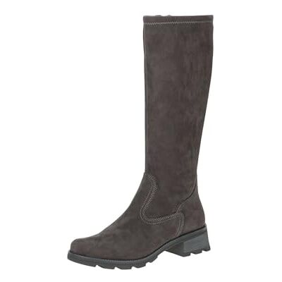 CAPRICE Damen Stiefel mit Absatz Kniehoch Vegan, Grau (Dk Grey Str.), 39 EU CAPRICE Damen Stiefel mit Absatz Kniehoch Vegan, Grau (Dk Grey Str.), 39 EU