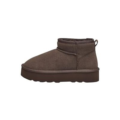 ONLY Damen Onlfelicia Teddy Lined Platform Boot, Braun, 41 EU ONLY Damen Onlfelicia Teddy Lined Platform Boot, Braun, 41 EU