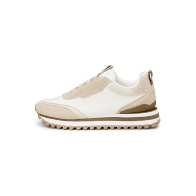 Marc O' Polo Slip-On-Sneaker Model Bjorna aus Veloursleder und Neopren weiß, 36 Marc O' Polo Slip-On-Sneaker Model Bjorna aus Veloursleder und Neopren weiß, 36