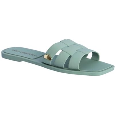 DON ALGODON Damen-Flip-Flops – Flip-Flops für Strand und Pool – Flip-Flop-Sandalen aus Gummi mit rutschfester und leichter Sohle, grün, 36 EU DON ALGODON Damen-Flip-Flops – Flip-Flops für Strand und Pool – Flip-Flop-Sandalen aus Gummi mit rutschfester und leichter Sohle, grün, 36 EU