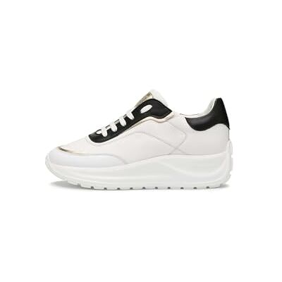 Candice Cooper Spark 010-Sneakers aus Leder-Weiß, Weiß-Schwarz 36 Candice Cooper Spark 010-Sneakers aus Leder-Weiß, Weiß-Schwarz 36