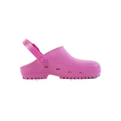 REPOSA MAX Clogs, Hygieneclogs, latexfrei, bequem, leicht, geschlossenes Obermaterial, anatomische Sohle, SRC-Sohle, Farbe Pink, Größe 39 REPOSA MAX Clogs, Hygieneclogs, latexfrei, bequem, leicht, geschlossenes Obermaterial, anatomische Sohle, SRC-Sohle, Farbe Pink, Größe 39