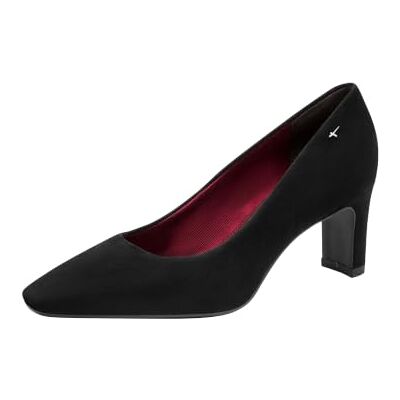 Tamaris Damen Pumps mit Trichterabsatz, schwarz (Black),41 Tamaris Damen Pumps mit Trichterabsatz, schwarz (Black),41