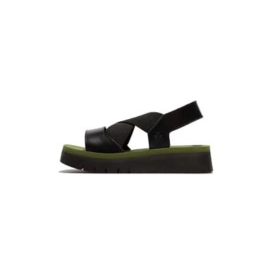 FLY London Damen SERK418FLY Sandal, Black/Black/Brick, 37 EU FLY London Damen SERK418FLY Sandal, Black/Black/Brick, 37 EU