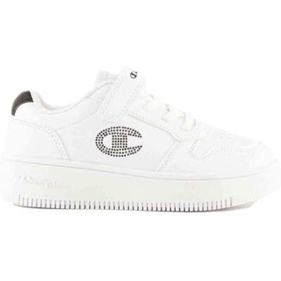 Champion Mädchen Rd18 Platform Glitter G Ps Schuhe, weiß Champion Mädchen Rd18 Platform Glitter G Ps Schuhe, weiß